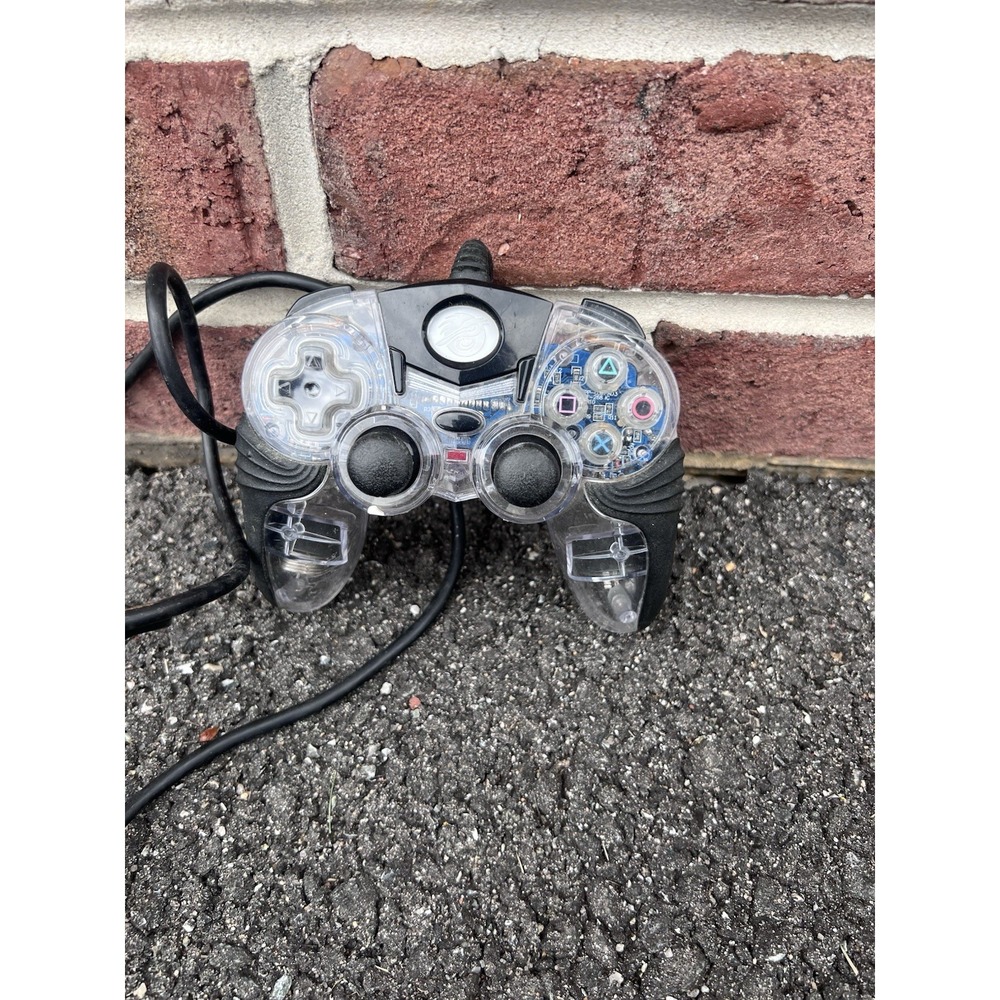 Pelican Chameleon Sony Playstation 2 PS2 Wired Controller Tested Working